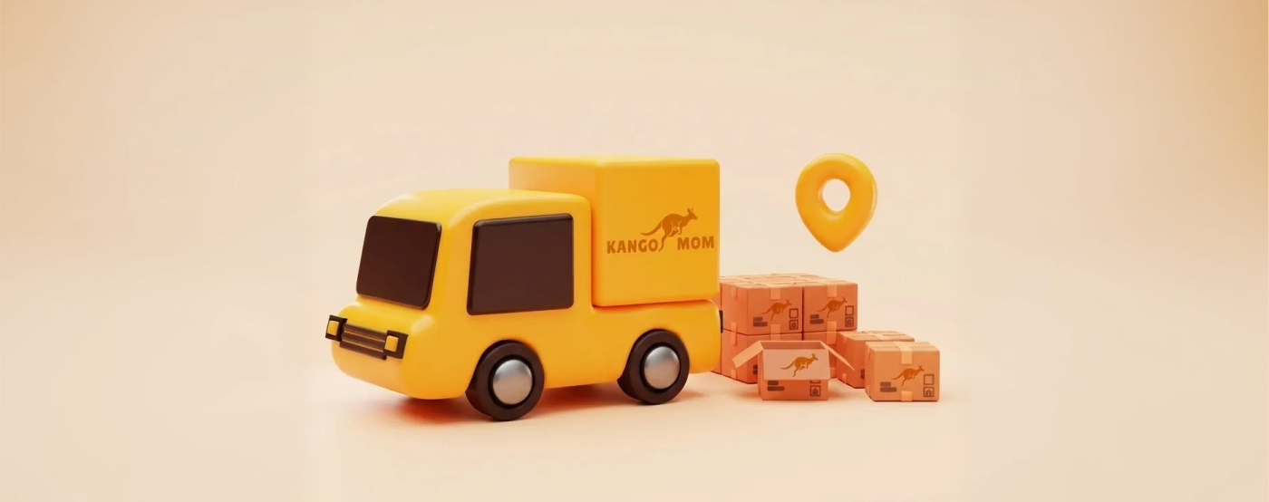 نحوه ارسال و تحویل سفارشات در کانگومام (Kangomom)